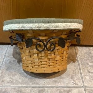 Longaberger Wall Vase (with accessories)